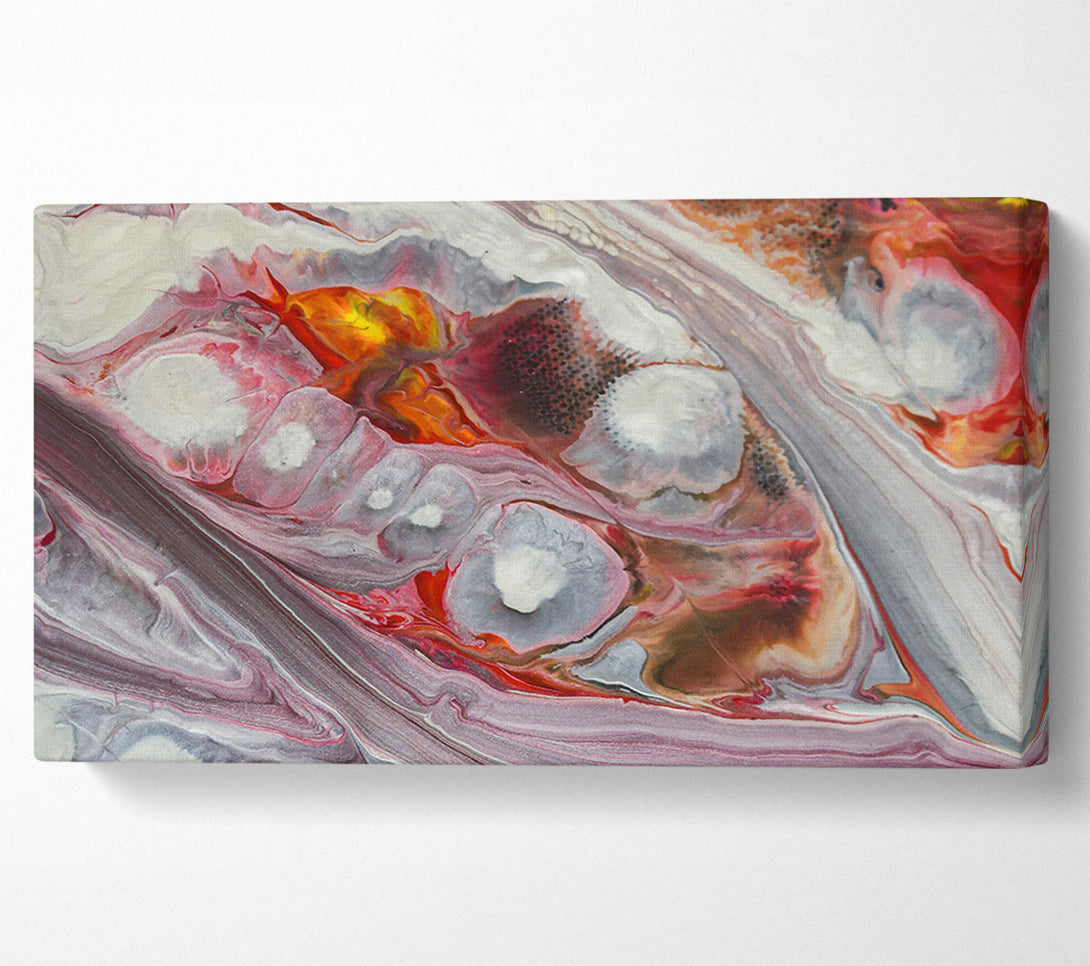  A Canvas Print of Silver Swirling Dreams Canvas Art