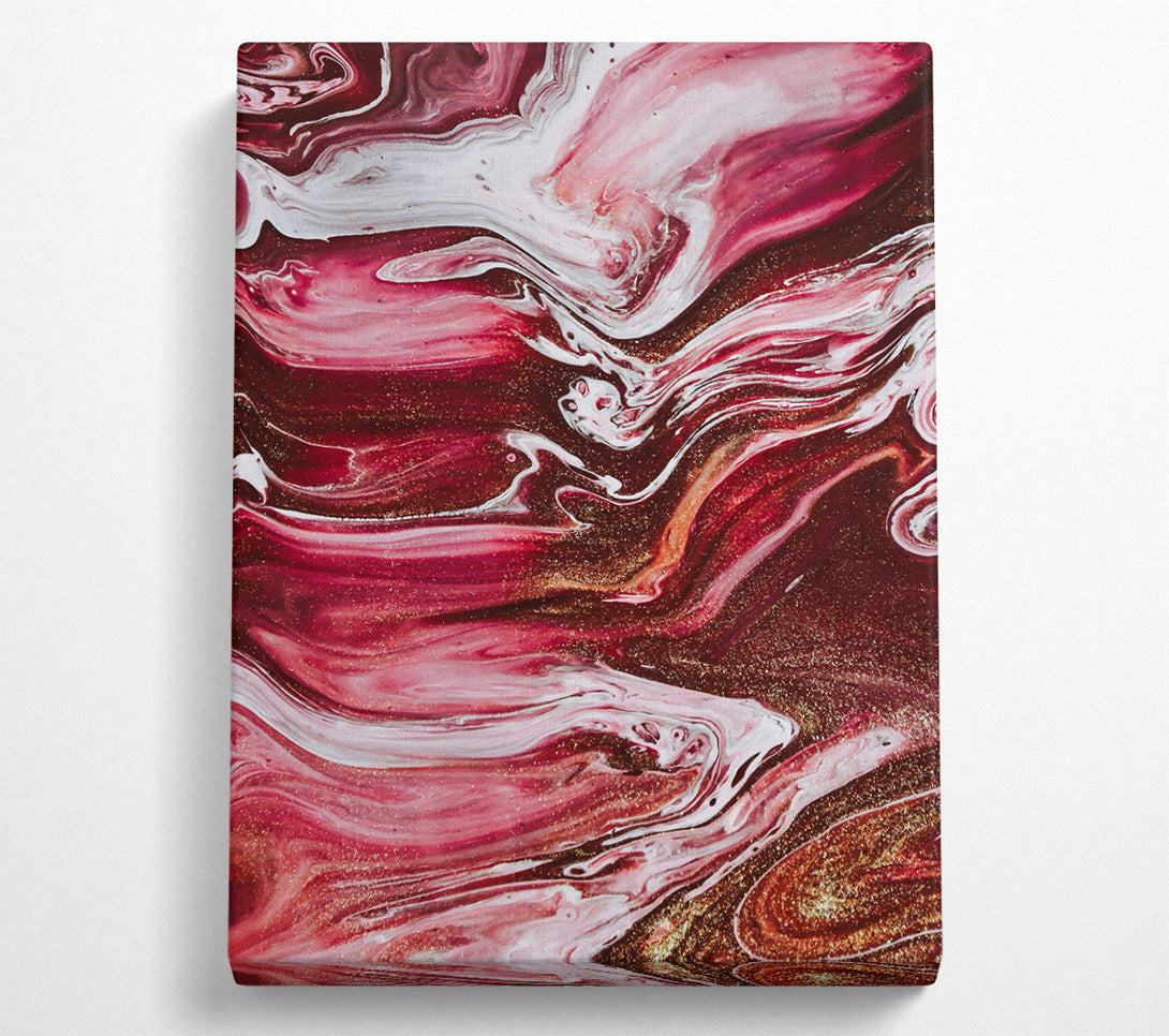  A Canvas Print of Crimson Liquid Dreams Canvas Print