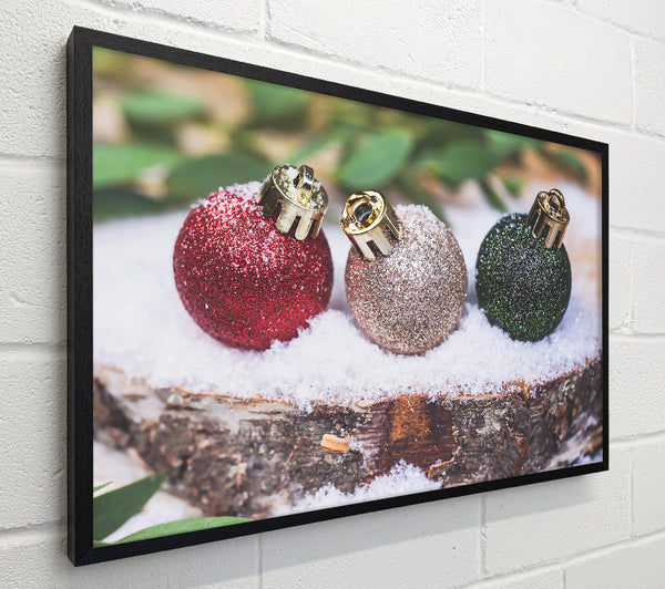 Golden Christmas Baubles