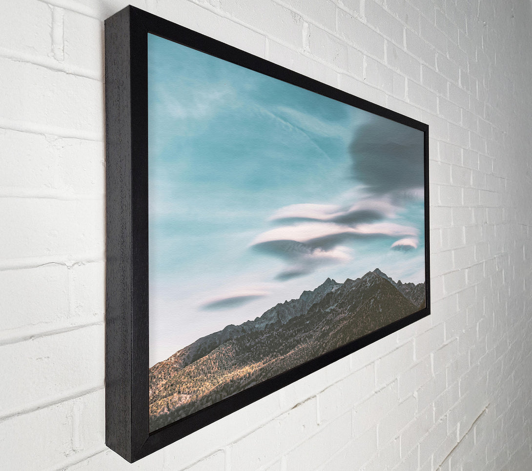  A Canvas Print of Azure Sky Mountains Canvas Art
