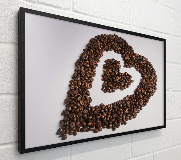 Brown Coffee Hearts
