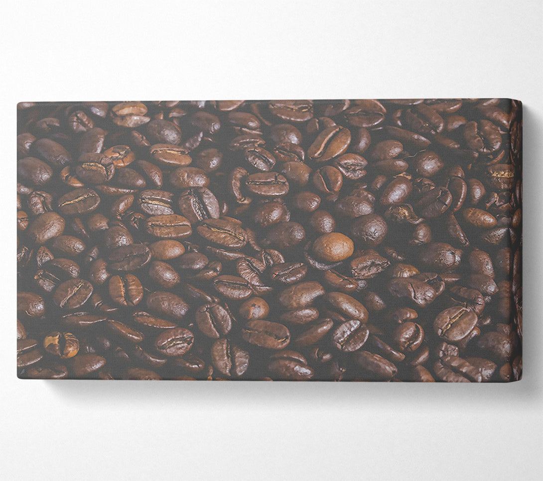  A Canvas Print of Brown Roasted Coffee Beans Canvas Art
