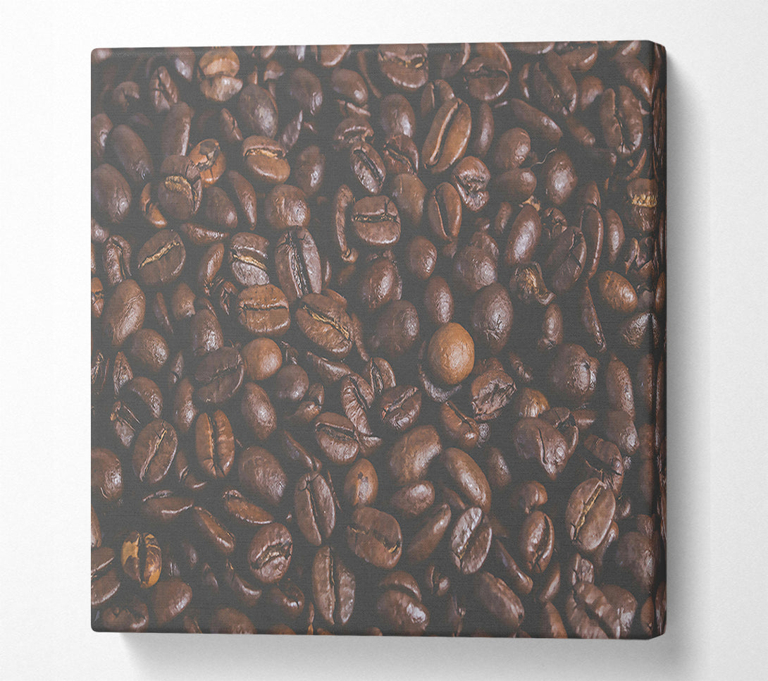  A Canvas Print of Brown Roasted Coffee Beans Canvas Art
