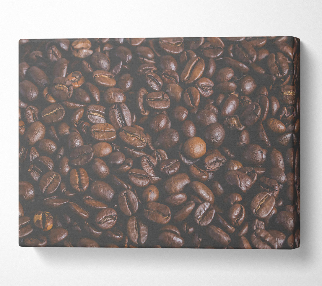  A Canvas Print of Brown Roasted Coffee Beans Canvas Art