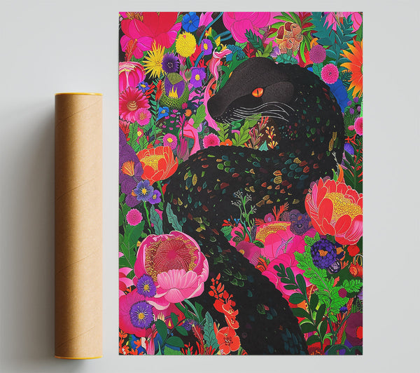Pink Panther'S Bloom Print