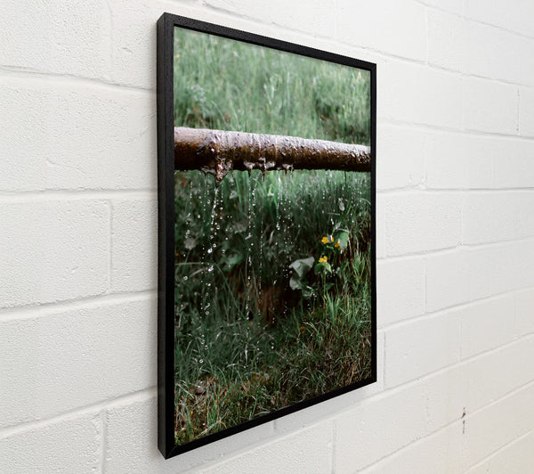 Green Leaky Pipe Drips