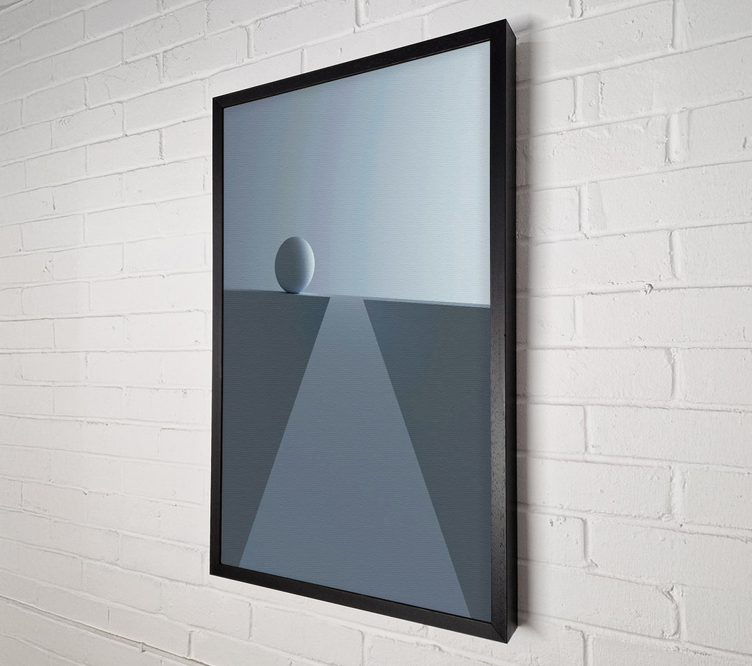 A Canvas Print of Blue Grey Ball Canvas Art