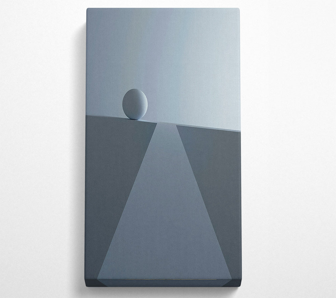  A Canvas Print of Blue Grey Ball Canvas Art