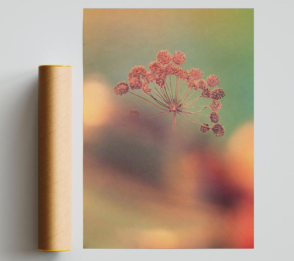 Rust-Colored Bouquet Print