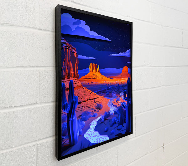 Blue Desert Stream