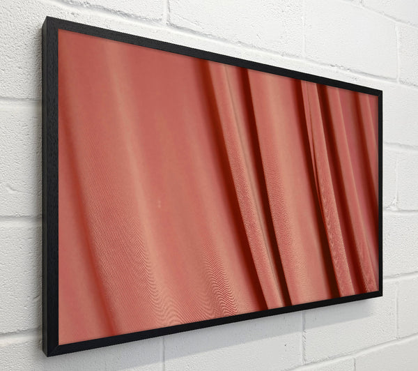 Salmon Fabric Waves