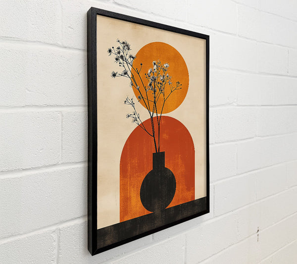 Burnt Orange Silhouette