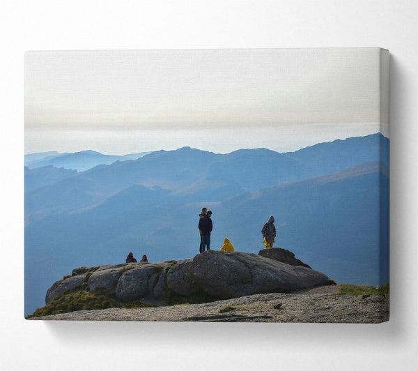  A Canvas Print of Blue Horizon Viewers Canvas Art