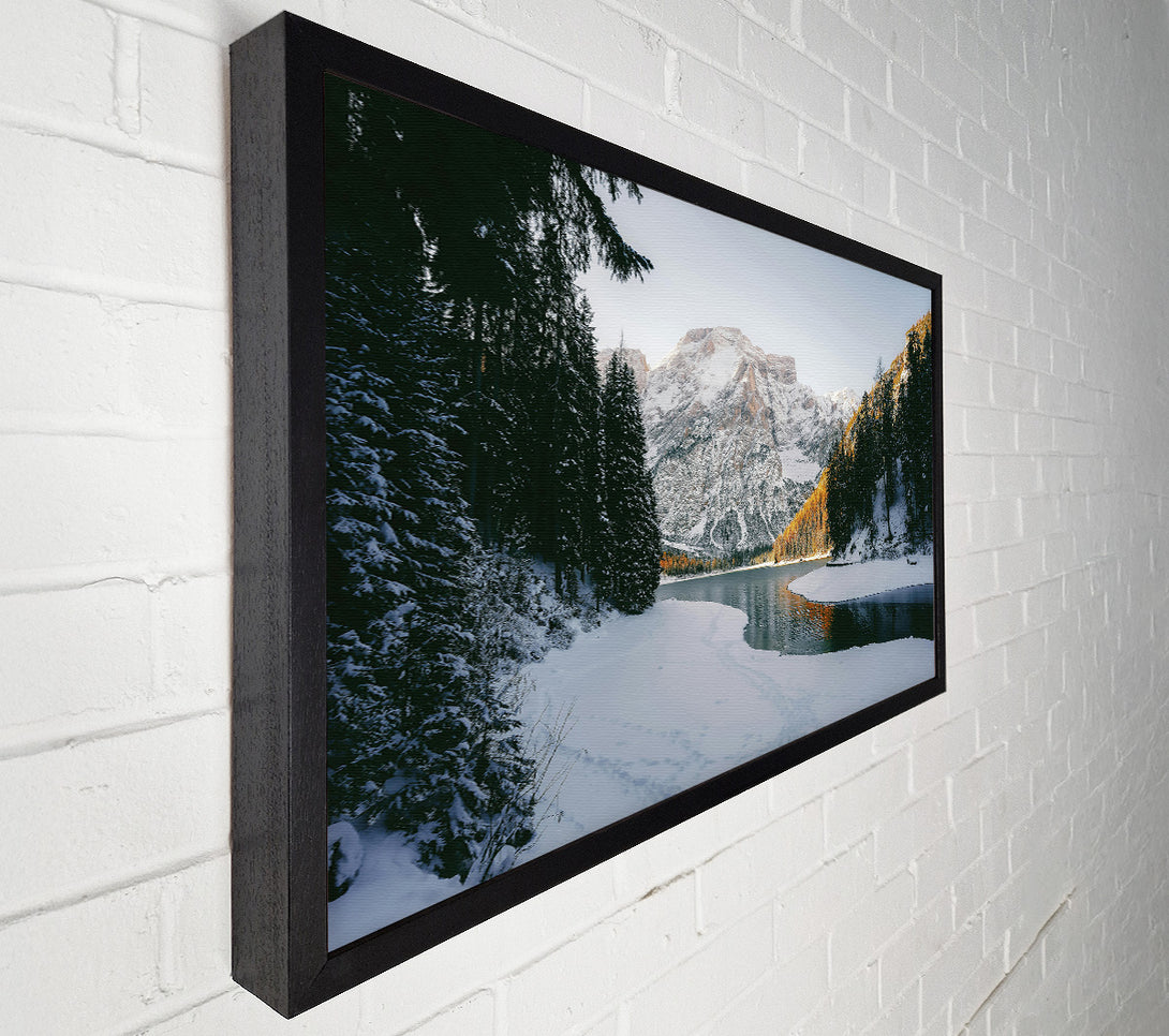  A Canvas Print of White Mountain Reflections Canvas Wall Art