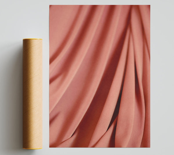 Coral Drape Study Poster