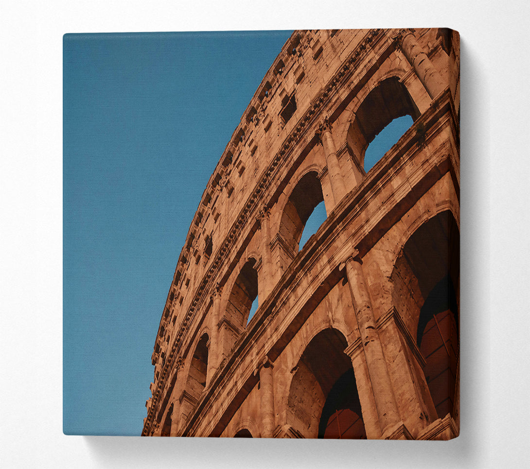  A Canvas Print of Golden Arches Of Rome Canvas Print