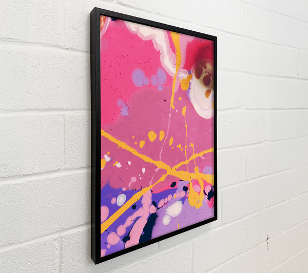 Pink And Yellow Abstract