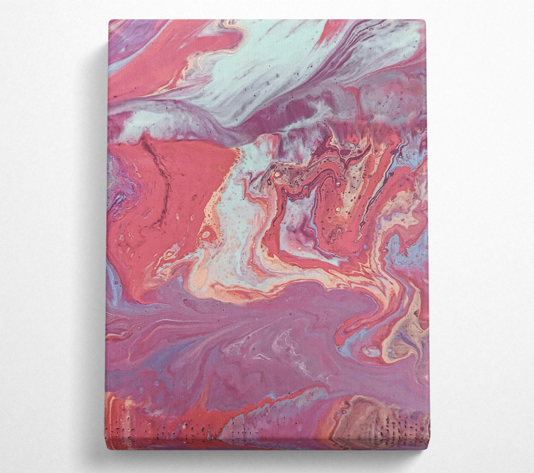  A Canvas Print of Crimson Swirling Dreams Canvas Wall Art