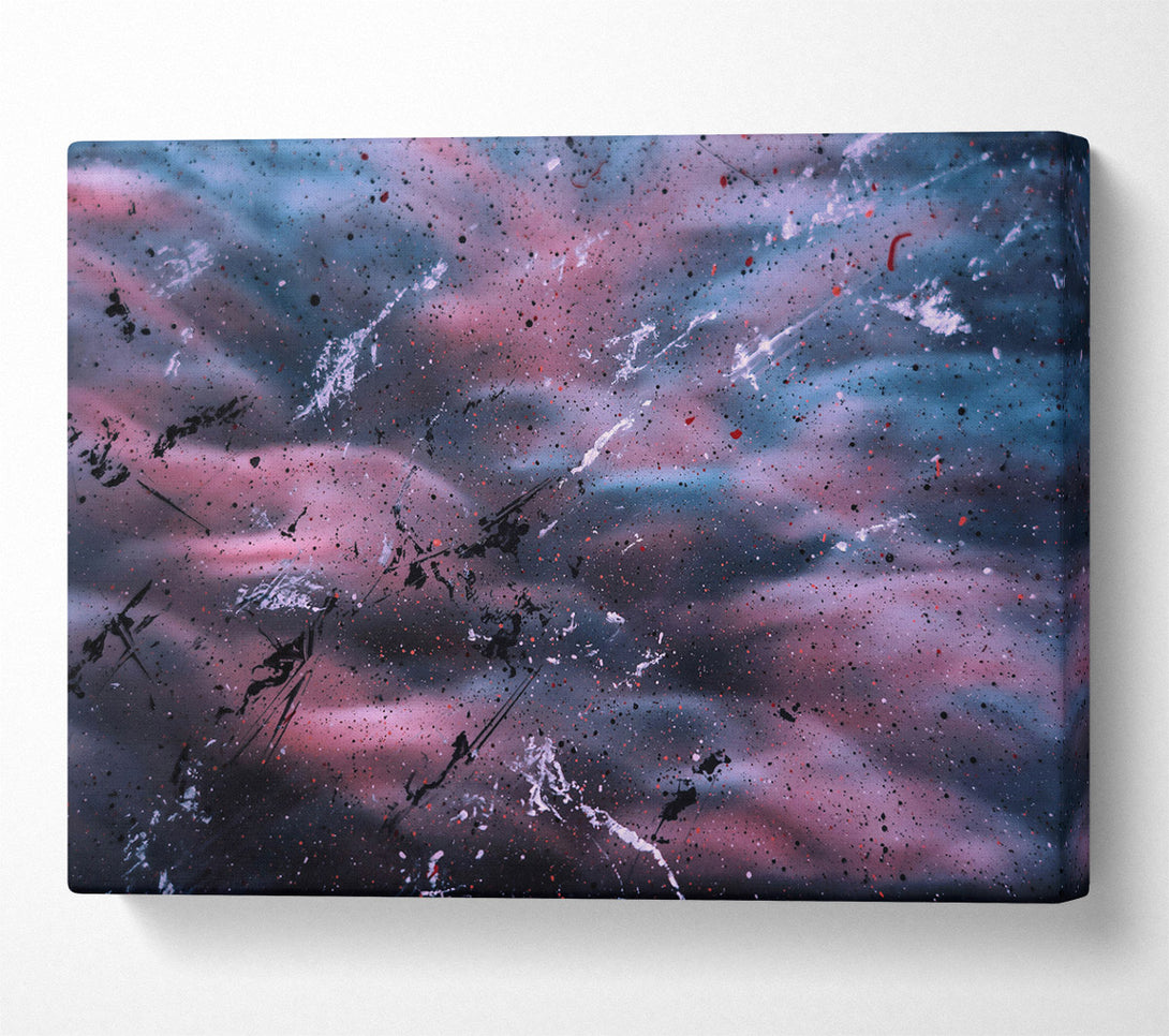  A Canvas Print of Pink Cosmic Swirl Canvas Print