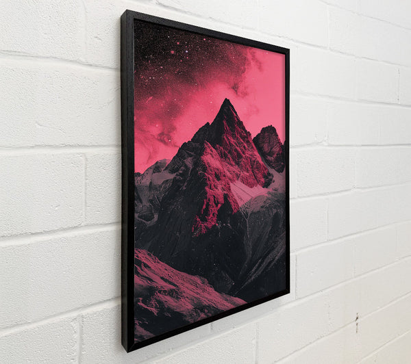 Crimson Mountain Sky