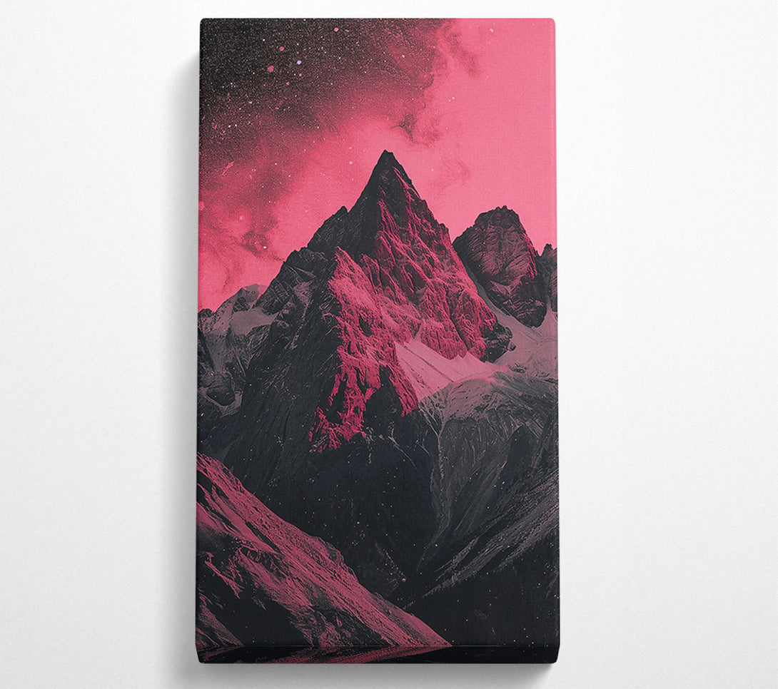  A Canvas Print of Crimson Mountain Sky Canvas Print