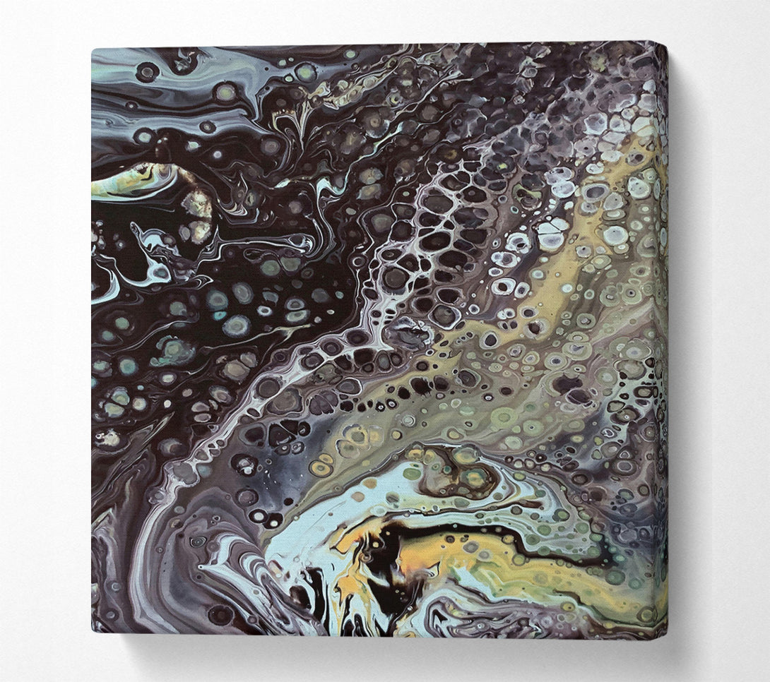  A Canvas Print of Black Swirling Dreamscape Canvas Print