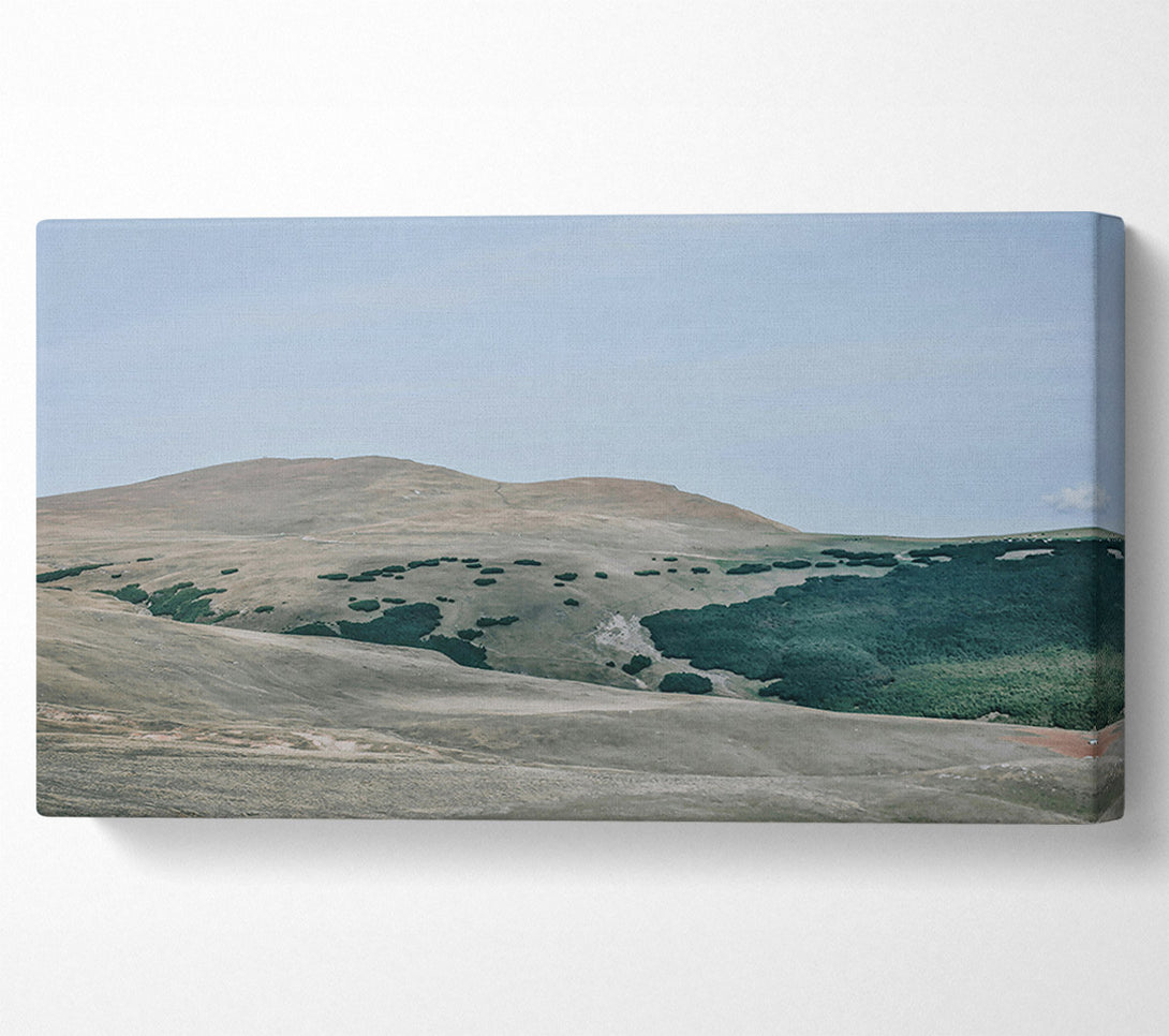  A Canvas Print of Gray Mountain Serenity Canvas Print