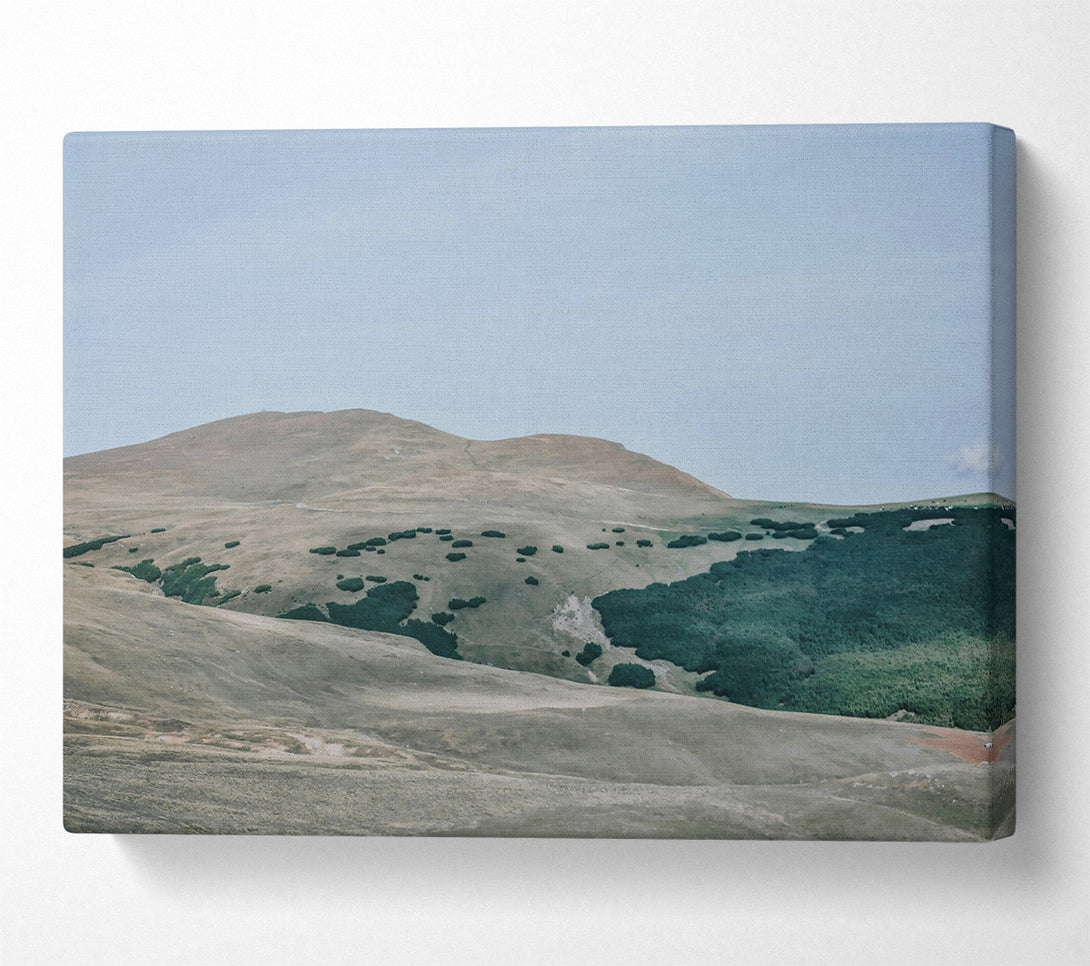  A Canvas Print of Gray Mountain Serenity Canvas Print