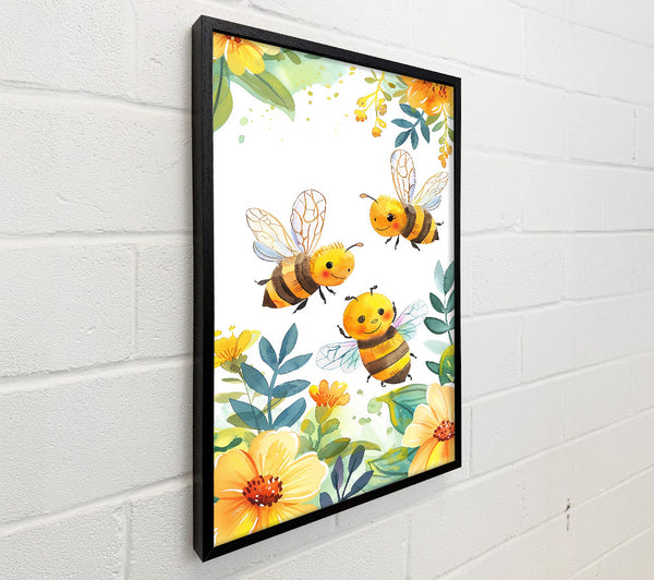 Yellow Buzzing Blooms