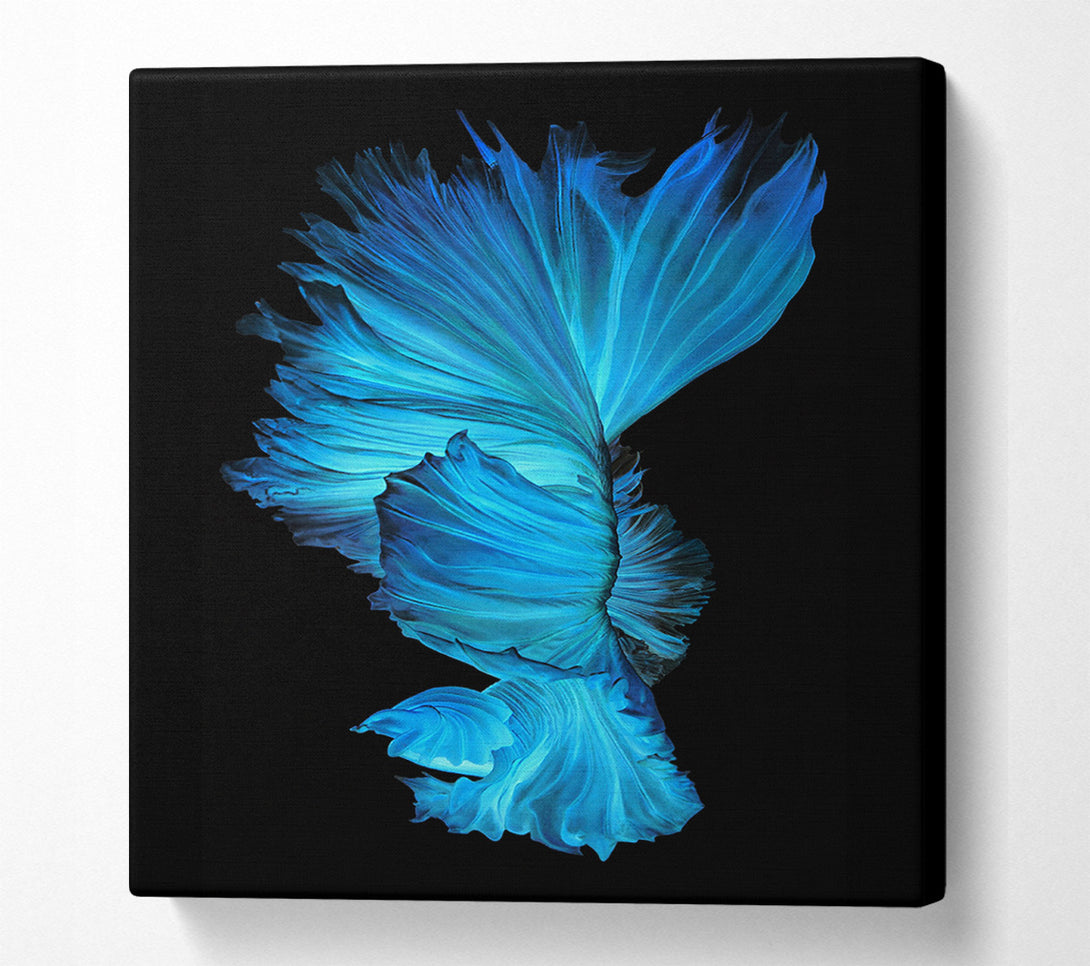  A Canvas Print of Blue Ribbon Flow Canvas Wall Art