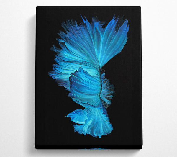  A Canvas Print of Blue Ribbon Flow Canvas Wall Art