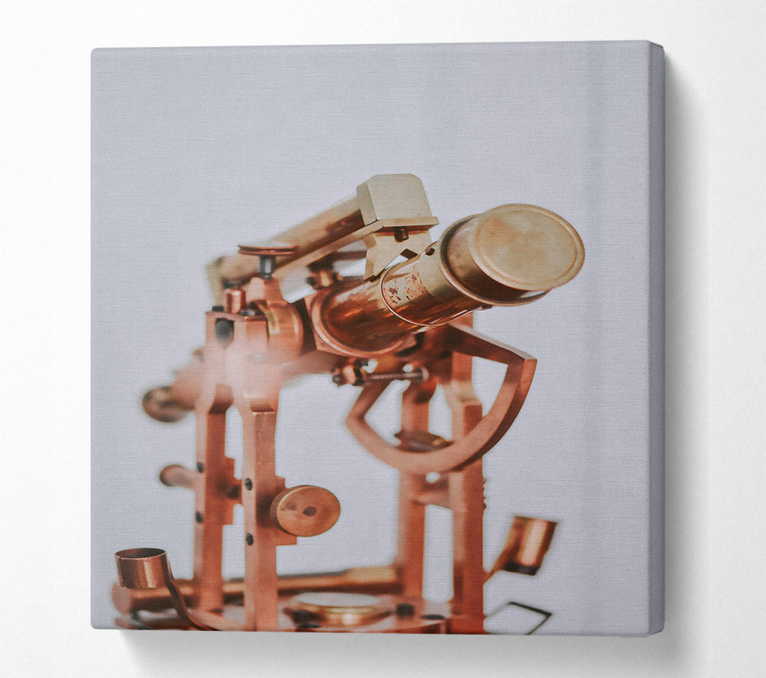  A Canvas Print of Copper Telescope Study Canvas Art