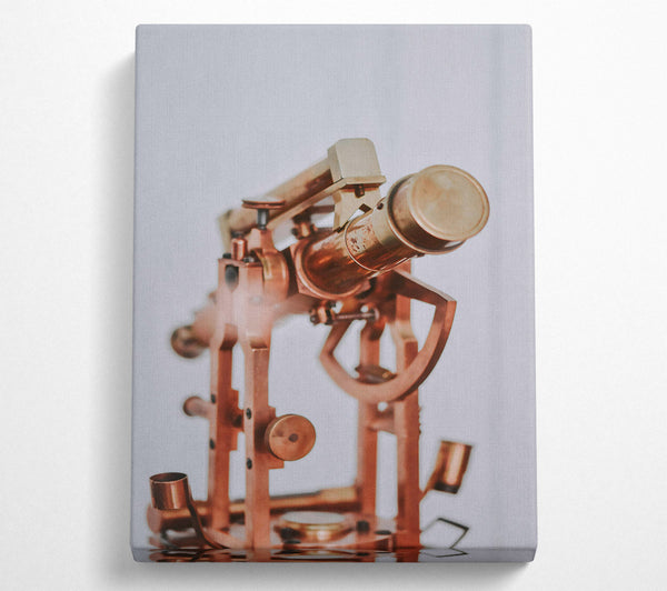 A Canvas Print of Copper Telescope Study Canvas Art