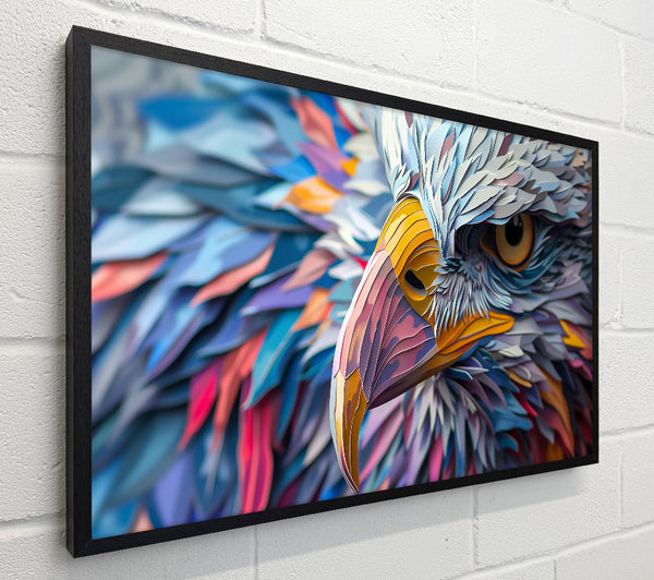 Blue Paper Eagle'S Gaze