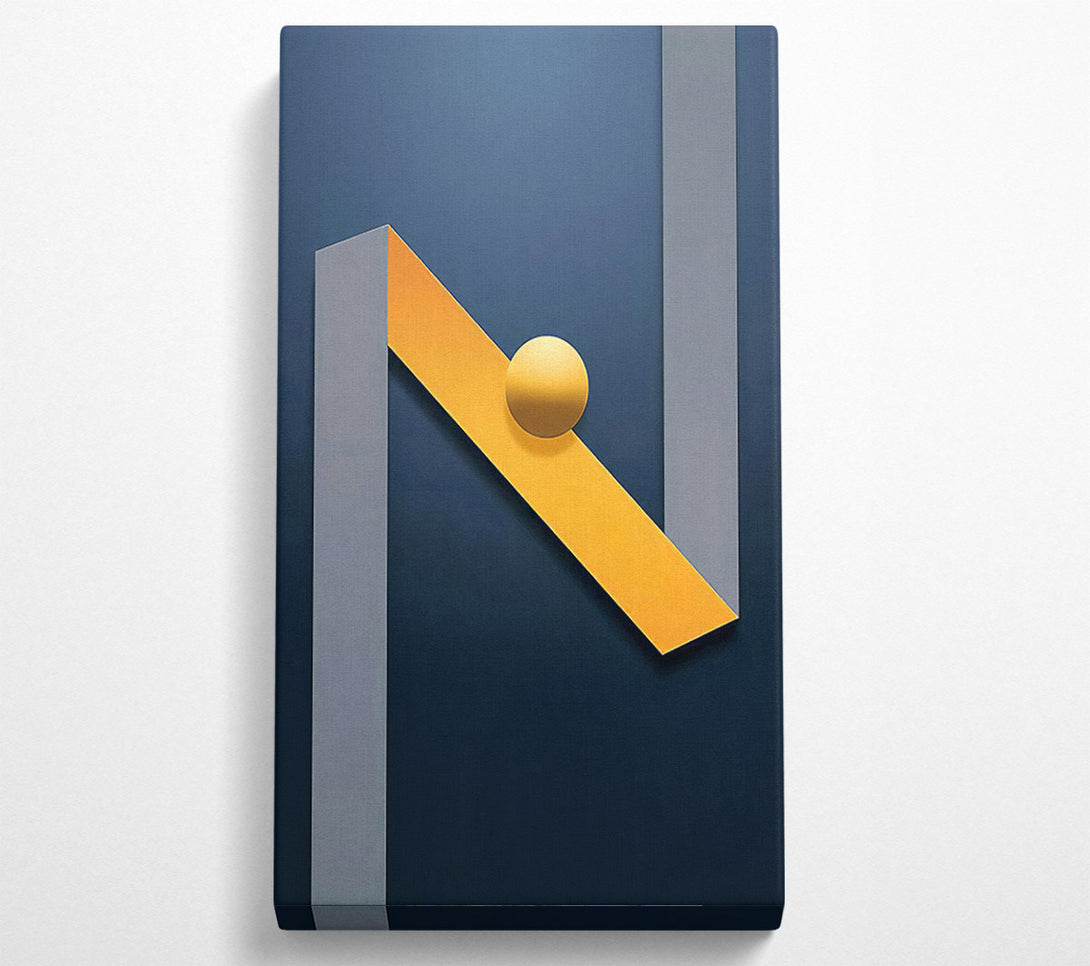  A Canvas Print of Blue Ribbon Canvas Art