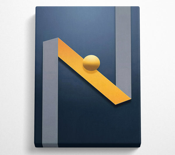  A Canvas Print of Blue Ribbon Canvas Art