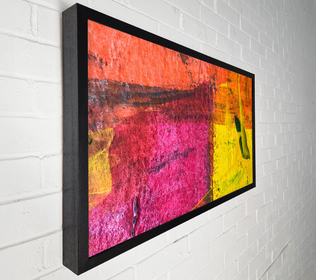 A Canvas Print of Yellow Swirls Of Joy Canvas Art