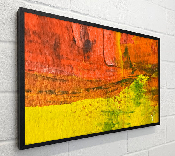 Yellow Sunset Landscape