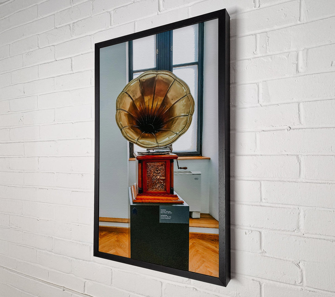  A Canvas Print of Brass Horn'S Melody Canvas Print