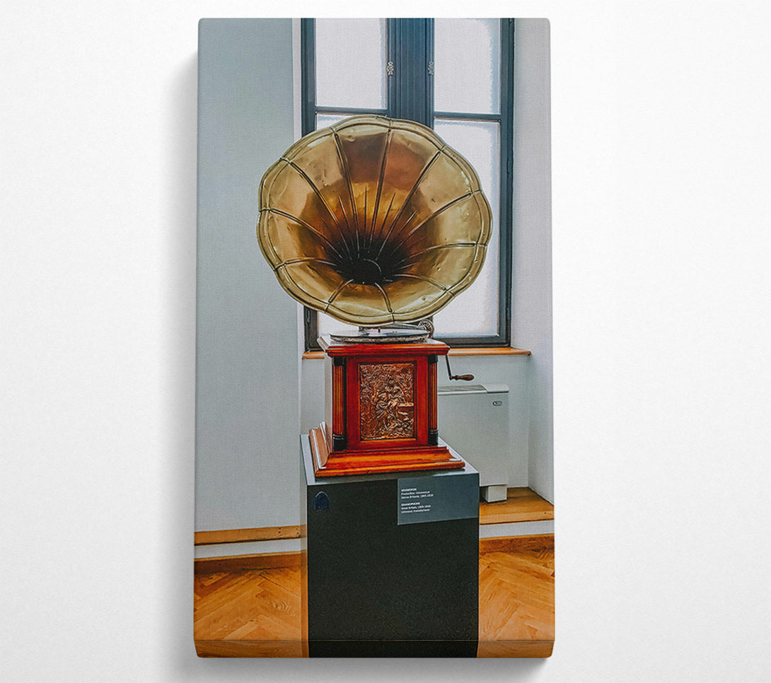  A Canvas Print of Brass Horn'S Melody Canvas Print