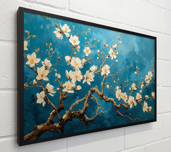 Teal Bloom Branches