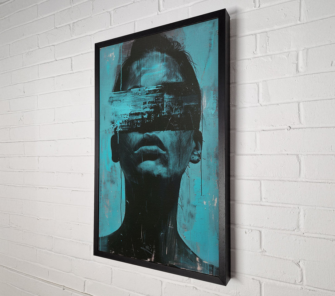  A Canvas Print of Blue Sightless Canvas Art
