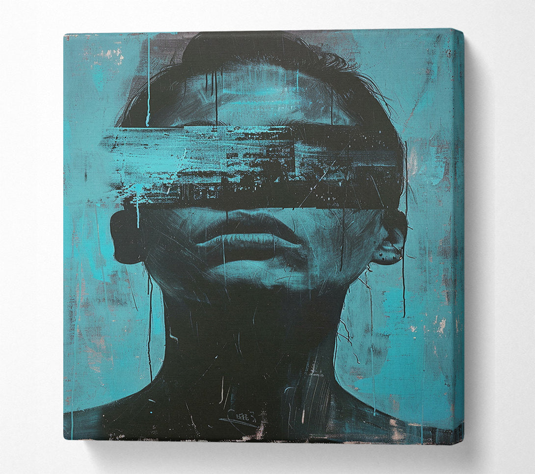  A Canvas Print of Blue Sightless Canvas Art