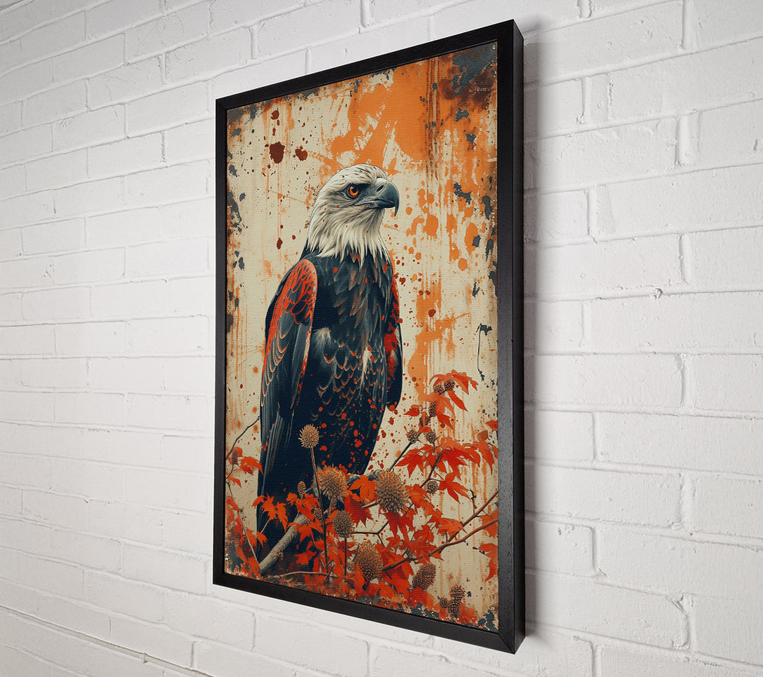  A Canvas Print of Crimson Eagle'S Perch Canvas Art