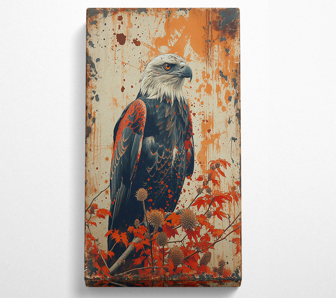 A Canvas Print of Crimson Eagle'S Perch Canvas Art