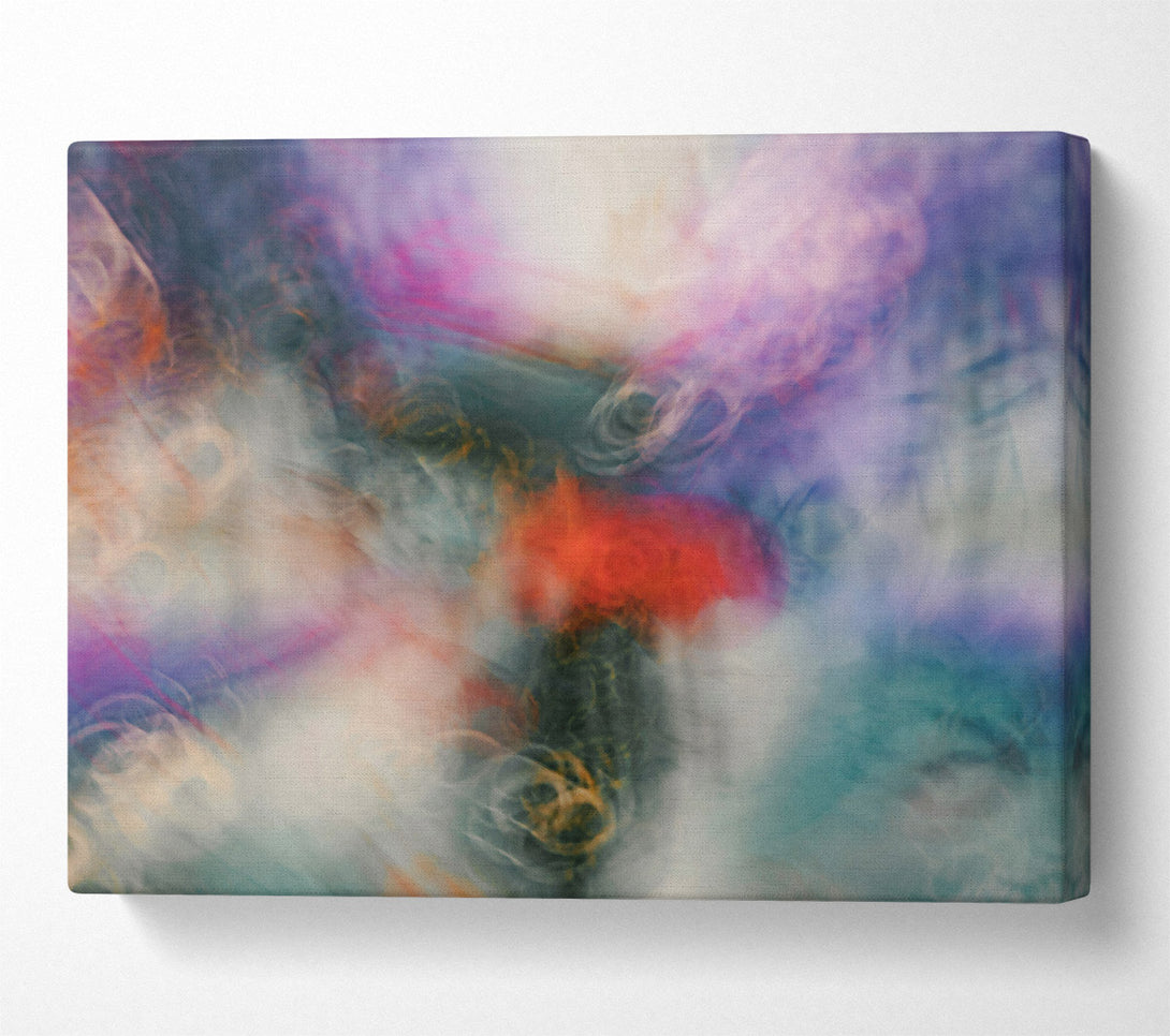  A Canvas Print of Crimson Cloud Swirls Canvas Print