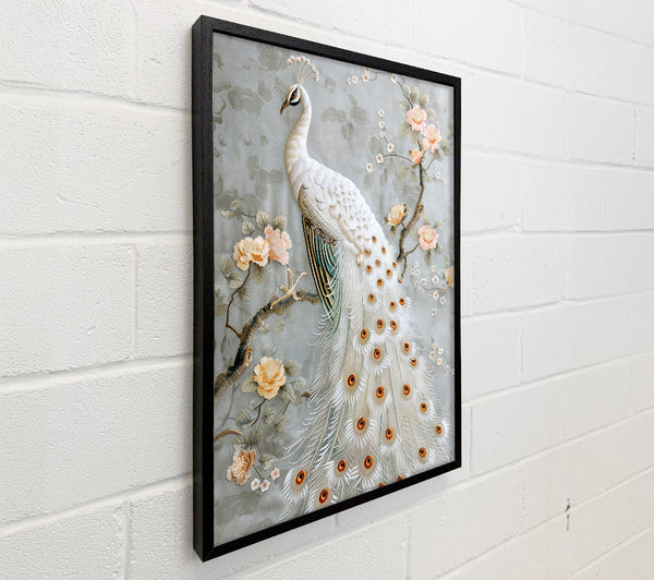 White Peacock Bloom