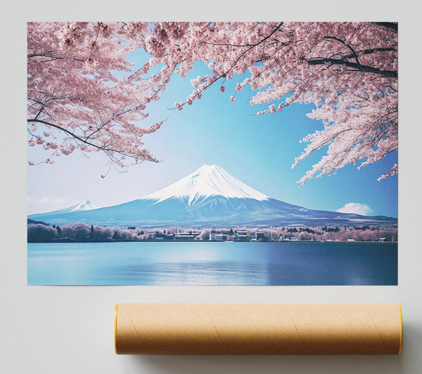 Pink Fuji Dream Poster