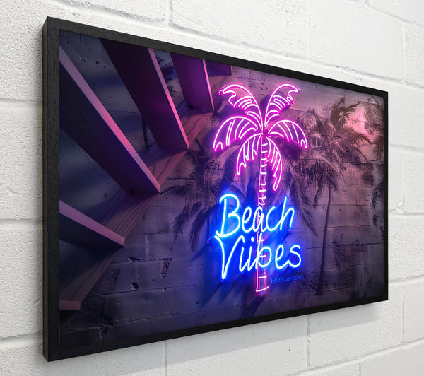 Pink Neon Palm Vibes