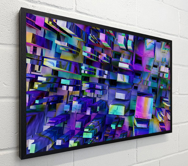 Purple Cubic Dreamscape